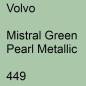 Preview: Volvo, Mistral Green Pearl Metallic, 449.